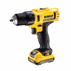 DeWALT DCD710D2, Perceuse à poignée pistolet, Sans clé, 1 cm, 2 cm, 1 cm, 1 mm