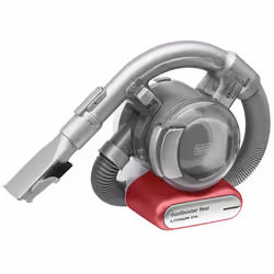 Black &amp; Decker PD1020L aspirateur portable, Sec, Cyclonique, 996 l/min, Sans sac, Métallique, Rouge, 0,56 L