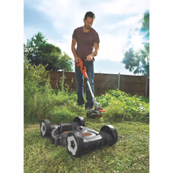 Black & Decker STC1820CM-QW débroussailleuse et coupe-bordure Batterie Noir, Orange, Argent - Vue supplémentaire 6