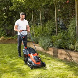 Black & Decker CLM3820L1 tondeuse à gazon Tondeuse à gazon poussée Batterie Noir, Orange
