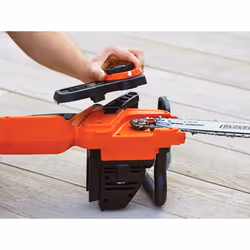 Black & Decker GKC1825L20 tronçonneuse Noir, Orange - Vue supplémentaire 7