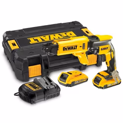 Tournevis pour cloison sèche DeWalt DCF620D2K; 18 V; 2x2,0 Ah accu.