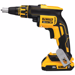 DeWALT DCF620D2-QW, Tournevis électrique, Poignée de pistolet, 1/4", Noir, Jaune, 4400 tr/min, 30 N·m