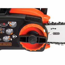 Black & Decker GKC3630L20 tronçonneuse Noir, Orange - Vue supplémentaire 11