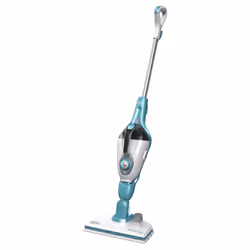 Black &amp; Decker FSM1615-QS, Steam mop, 0,35 L, Bleu, Acier inoxydable, Blanc, 6 m, CE, 1300 W