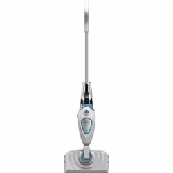Black & Decker FSM1615-QS nettoyeur vapeur Steam mop 0,35 L 1300 W Bleu, Acier inoxydable, Blanc
