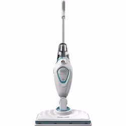 Black & Decker FSM1615-QS nettoyeur vapeur Steam mop 0,35 L 1300 W Bleu, Acier inoxydable, Blanc - Vue supplémentaire 4
