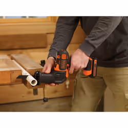 Black & Decker MT218K-QW outil multi-fonctions oscillant Noir, Orange 8500 OPM - Vue supplémentaire 11