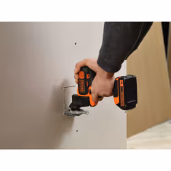Black & Decker MT218K-QW outil multi-fonctions oscillant Noir, Orange 8500 OPM - Vue supplémentaire 12