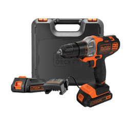 Black & Decker MT218KB perceuse 800 tr/min 1,46 kg Noir, Orange