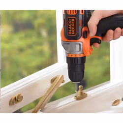 Black & Decker MT218KB perceuse 800 tr/min 1,46 kg Noir, Orange