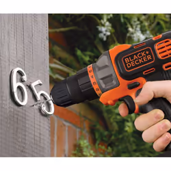 Black & Decker MT218KB perceuse 800 tr/min 1,46 kg Noir, Orange