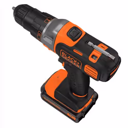 Black & Decker MT218KB perceuse 800 tr/min 1,46 kg Noir, Orange - Vue supplémentaire 4