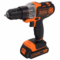 Black & Decker MT218KB perceuse 800 tr/min 1,46 kg Noir, Orange - Vue supplémentaire 5