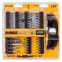 Jeu de tournevis DeWalt DT70704-QZ; 47 pcs + lunettes de soleil