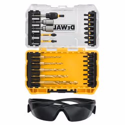 DeWALT DT70735T-QZ, Perceuse, 2,5 cm, Métal, Noir, Jaune, 25 pièce(s), 3 mm, 4 mm, 5 mm, 6 mm, 8 mm, 25 mm, 57mm