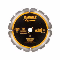 Lame de scie pour plaques de fibres de ciment DeWalt DT1475-QZ; 16T; 305 mm