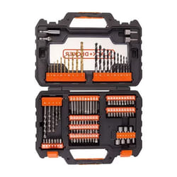Trépans de vissage et de perçage Black & Decker A7230-XJ; 104 unités