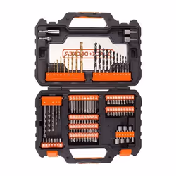 Trépans de vissage et de perçage Black & Decker A7230-XJ; 104 unités