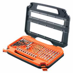 Black &amp; Decker A7231-XJ, Perceuse, Outil multi-fonctions électrique, Ensemble de forets, Métal, pierre, Bois, 8 mm, 8 mm, ...
