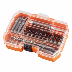 Black & Decker A7234-XJ, 12 pièce(s), Hex (impérial), Phillips, Cruciforme, 45 pièce(s)