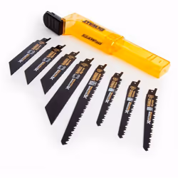 Description générale Le jeu de 8 lames de scie sabre Bi-Métal XR EXTREME RUNTIME DeWALT DT99551-QZ est conçu pour maximiser l ...