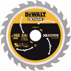 Scie circulaire DeWalt DT99560-QZ; 165x20 mm; T24