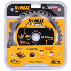 Lame de scie DeWalt XR Extreme; 190x1,55x30 mm; Z36 - Vue supplémentaire 2