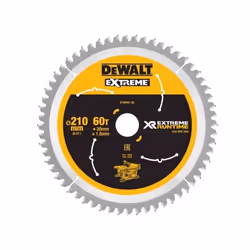 Lame de scie DeWalt CSB DT99567; 210x30 mm; 60T