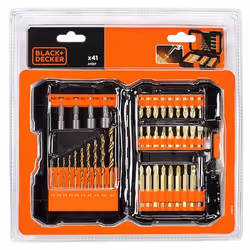 Ensemble d'outils Black & Decker A7227-XJ; 41 unités