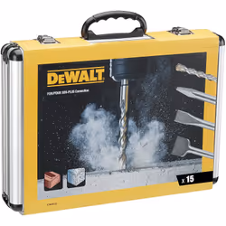 Ensemble de forets et ciseaux DeWalt DT9679-QZ; SDS-Plus; 15 unités