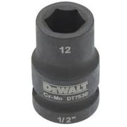 DEWALT - Douilles impact diamètre 12 mm 1/2"