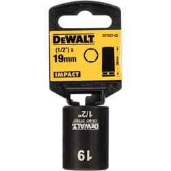 Dewalt - Douille pour clé à choc 19mm, Carré 1/2 ( Prix pour 1 )