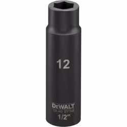 DT7546-QZ - Clé à chocs Ø 12mm 1/2" Description Clé à chocs Ø 12mm 1/2" Motif convexe à 6 points pour plus de durabilité Test ...