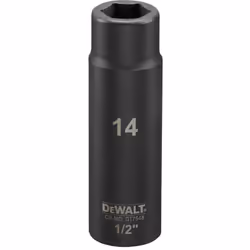 DT7548-QZ - Clé à chocs Ø 14mm 1/2" Description Clé à chocs Ø 14mm 1/2" Motif convexe à 6 points pour plus de durabilité Test ...