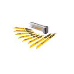 Coffret de 8 lames de scie sabre sécable bi-métal DEWALT DT2446-QZ avec boite de rangement Les lames de scie sabre sont fabri ...
