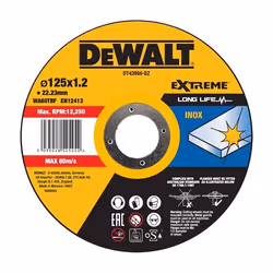 Disque abrasif DeWalt DT43904-QZ; 125x22,23 mm