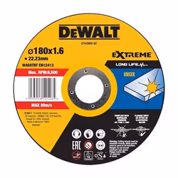 Disque abrasif DeWalt DT43908-QZ; 180x22,23 mm