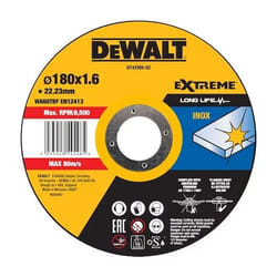 Disque abrasif DeWalt DT43908-QZ; 180x22,23 mm
