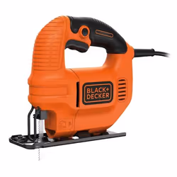 Black & Decker KS501, Poignée supérieure, Noir, Orange, 45°, Secteur, 230 V