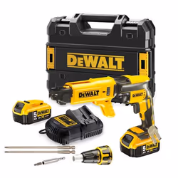 DeWALT DCF620P2K-QW, Tournevis électrique, Poignée de pistolet, Noir, Jaune, Sans brosse, 4400 tr/min, 5 N·m