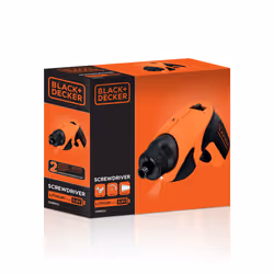 Black & Decker CS3651LC-QW, Noir, Orange, 180 tr/min, 5 N·m, Batterie, 3,6 V, Lithium-Ion (Li-Ion)