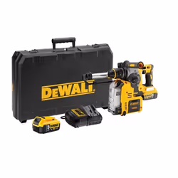 DeWALT Akku-Kombihammer DCH275P2, 18 Volt, Bohrhammer, SDS Plus, Gris, Noir, Jaune, Moteur sans balai, 2,4 cm, 1100 tr/min, 1 ...