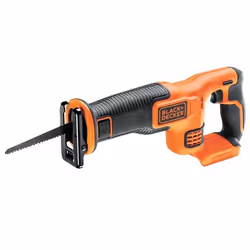 Black & Decker BDCR18N-XJ Scies alternatives 3000 spm Noir, Orange