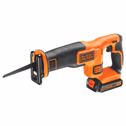 Black & Decker BDCR18-QW Scies alternatives Noir, Orange