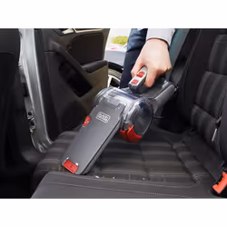 Black & Decker PV1200AV aspirateur de table Gris, Rouge, Transparent