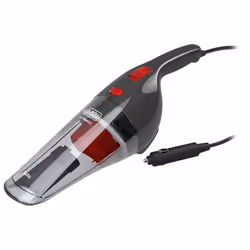 Black & Decker NV1200AV, Sec, 1122 l/min, Sans sac, Gris, Rouge, 0,37 L, 5 m