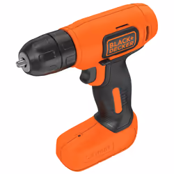 Black & Decker BDCD8-QW perceuse Sans clé Noir, Orange