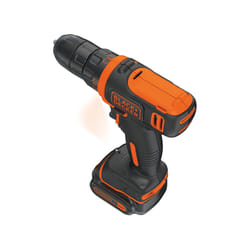 Black & Decker BDCD12-QW perceuse Sans clé Noir, Orange