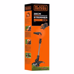 Black & Decker STC1820EPC-QW 28 cm 18 W Batterie Noir, Orange